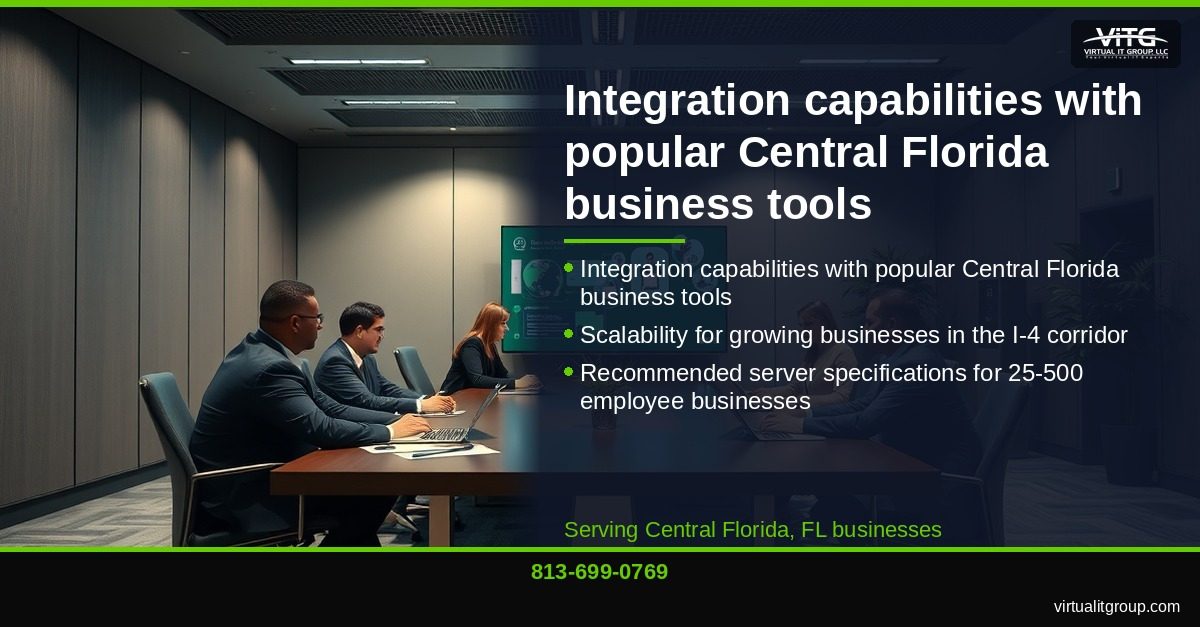 n8n automation workflow dashboard showing Central Florida business integrations